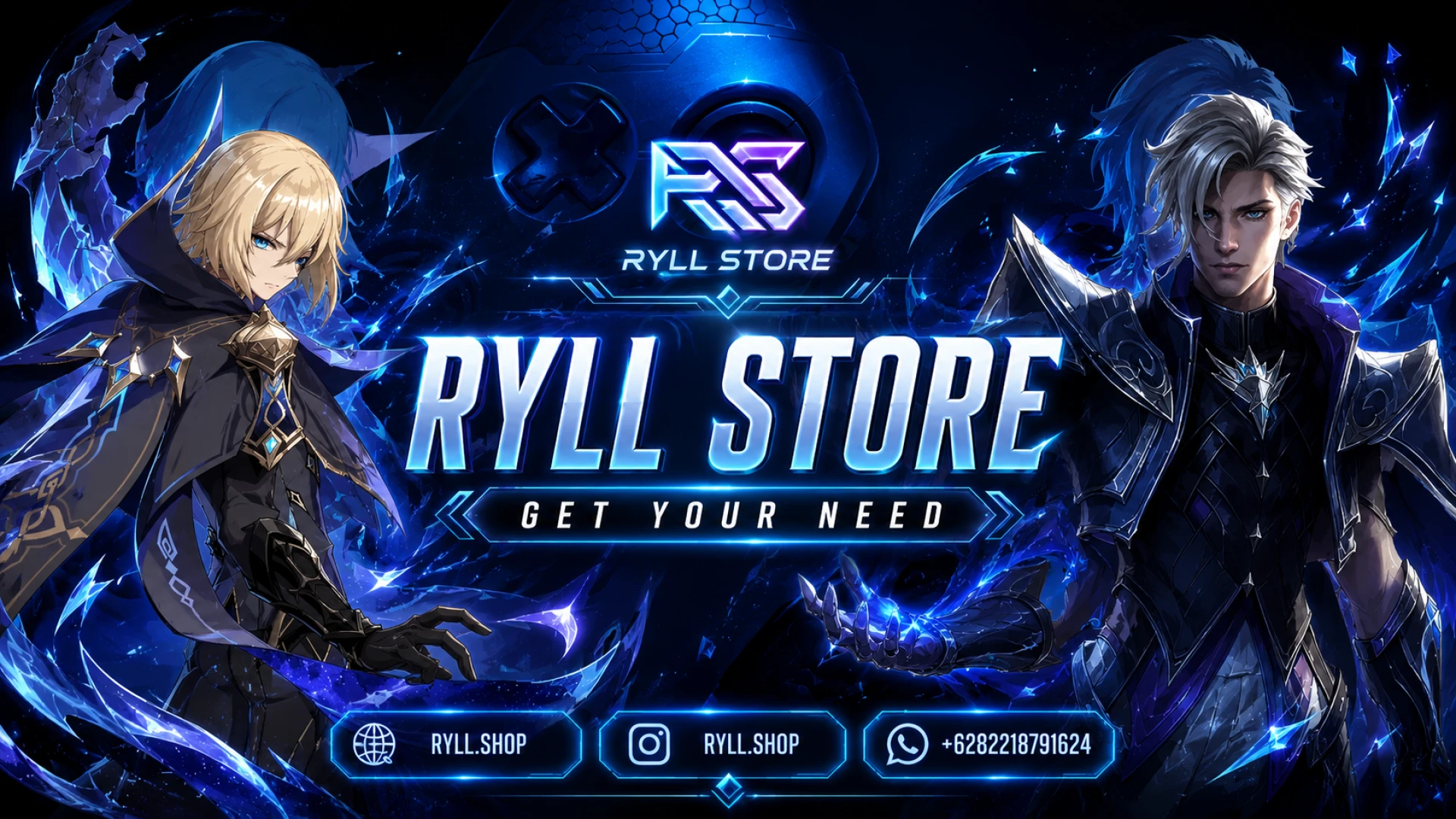 Ryll Store - Top Up Game, Voucher Digital, E-Wallet Termurah & Tercepat